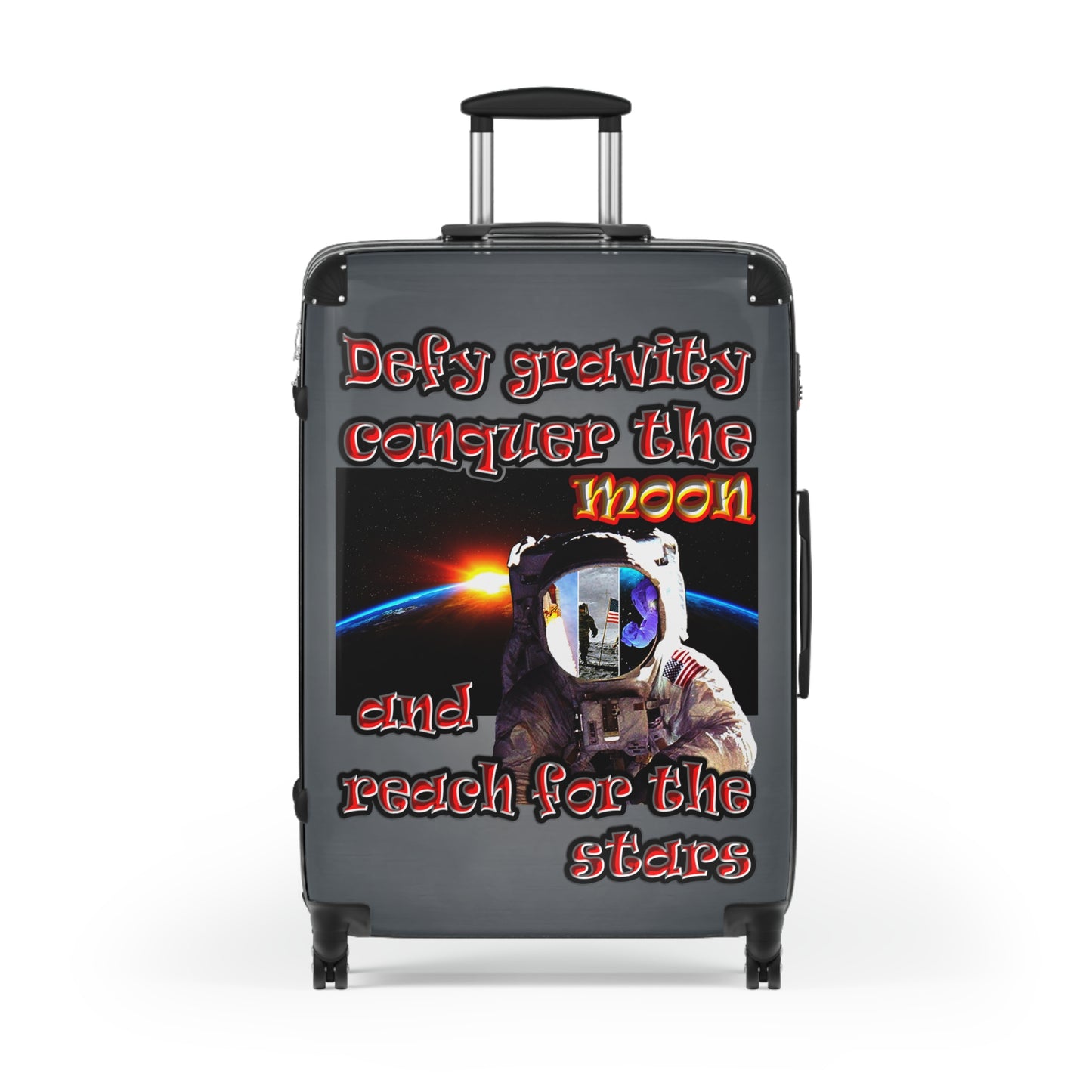 defy conquer reach - Suitcase (grey-light grey)