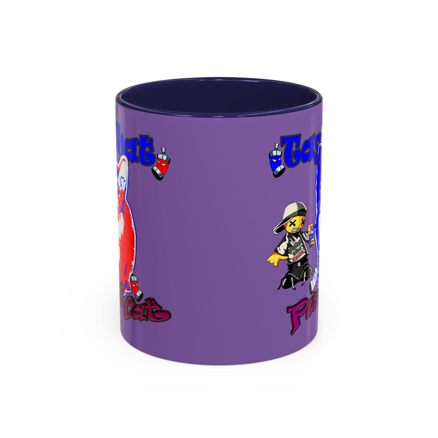 tag that - Accent Mug (light purple)