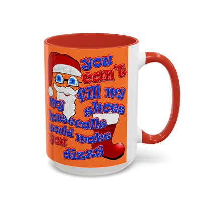 santa's shoes - Accent Mug (crusta)