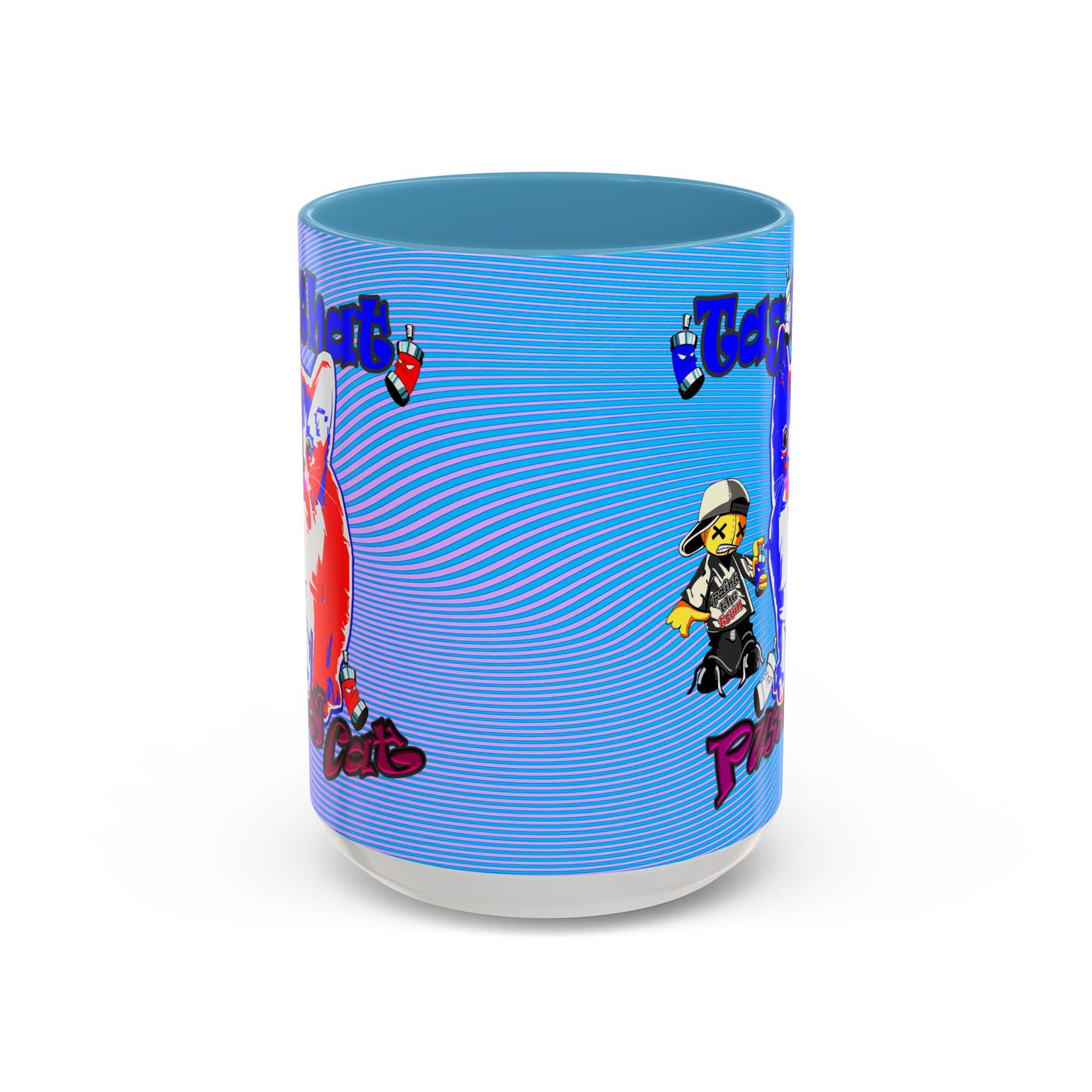 tag that - Accent Mug (light blue-purple wave)