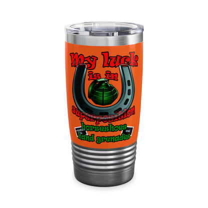 my luck - Ringneck Tumbler, 20oz (orange)