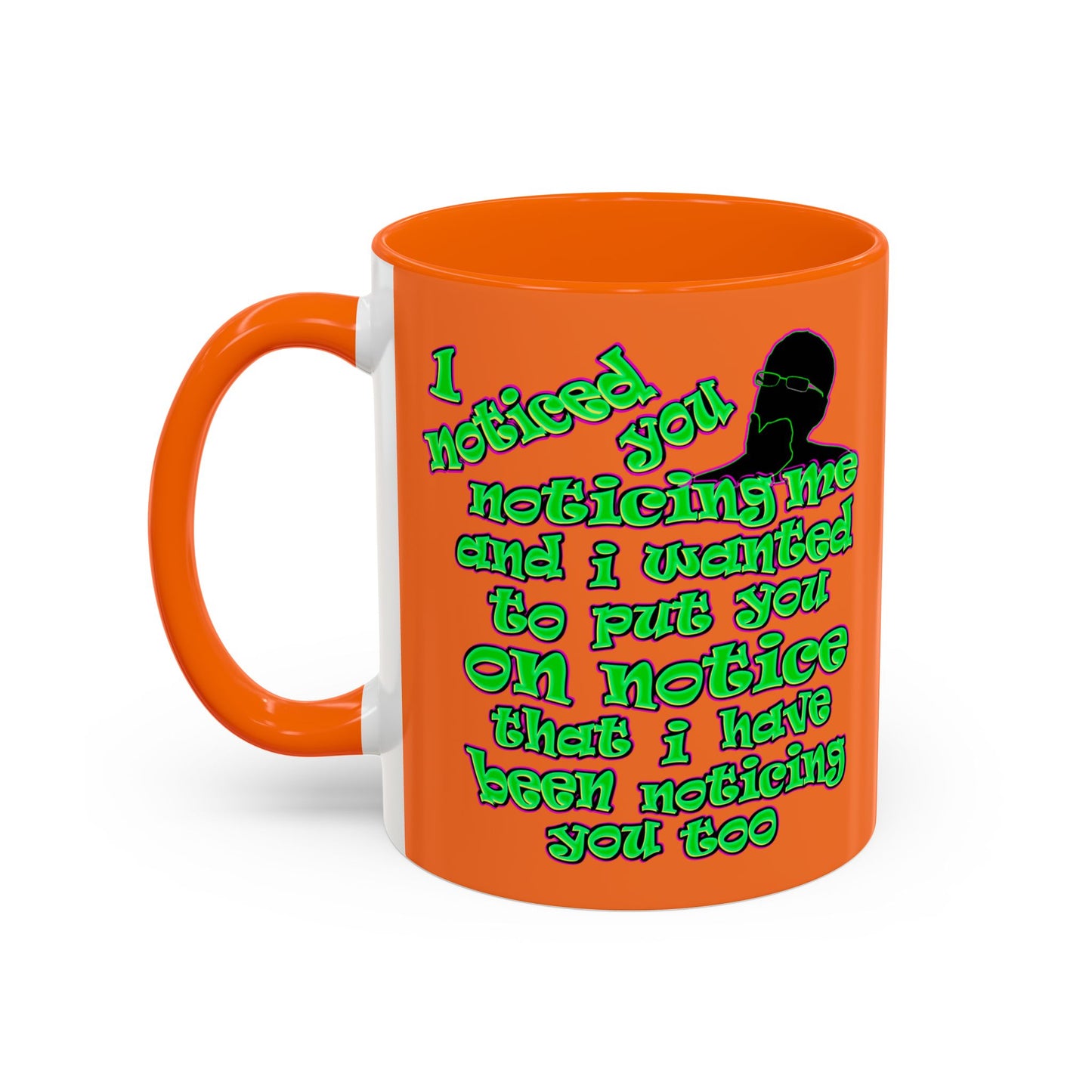 noticed you noticing - Accent Mug (crusta)