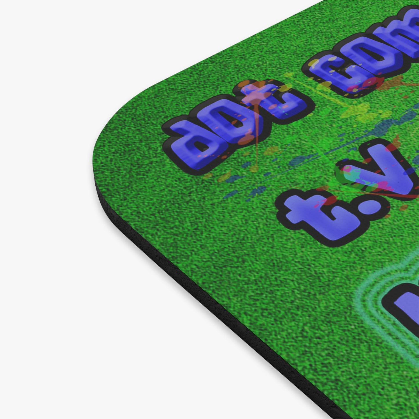 drop the beat - Mouse Pad (Rectangle) (green turf)