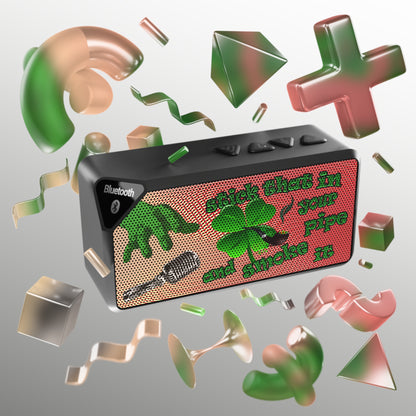 stick that in your pipe and smoke it - Jabba Bluetooth Speaker (yellow-orange wave)