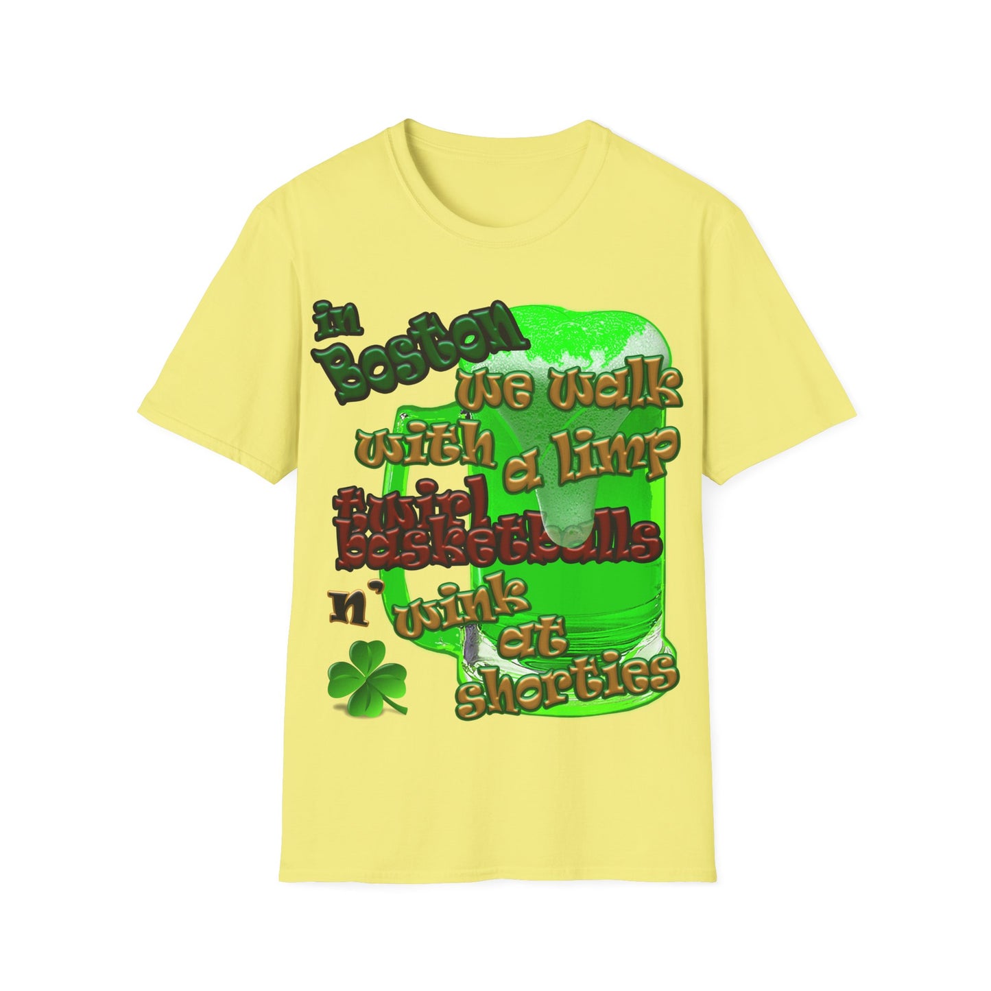 celtics logo - Unisex Softstyle T-Shirt
