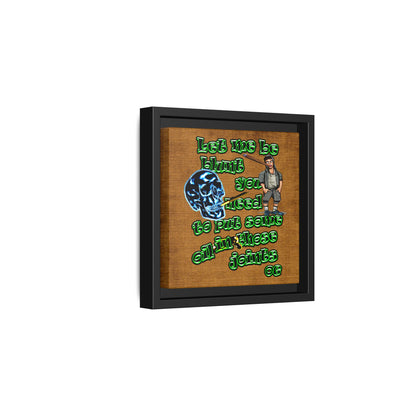 og - framed canvas art (brown papyrus)
