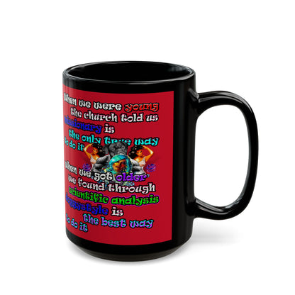 doggystyle - Black Mug (dark red)