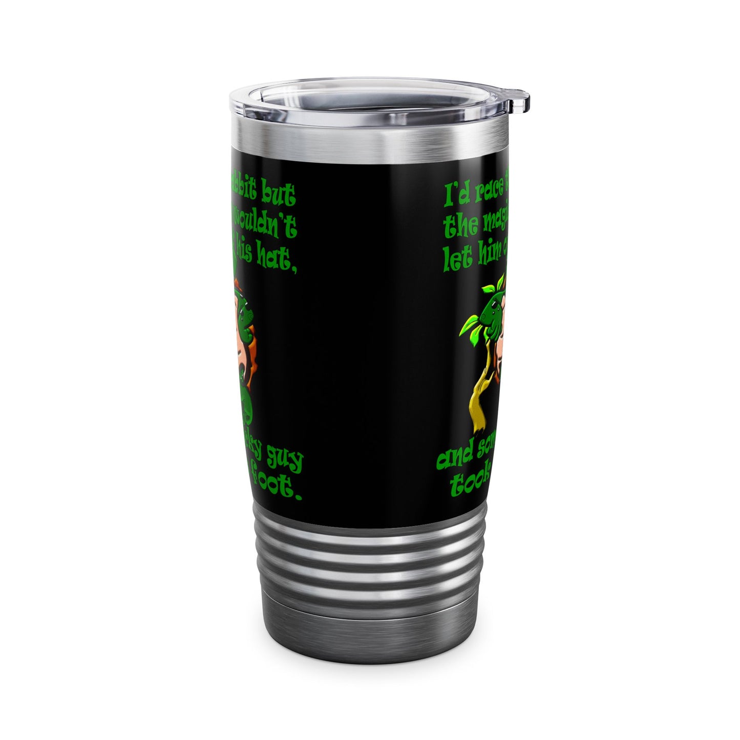 turtle race - Ringneck Tumbler, 20oz (black)