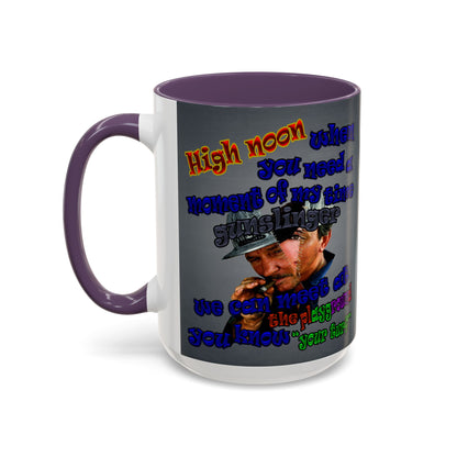 high noon - Accent Mug (grey-light grey)