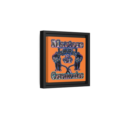 em cee squared - framed canvas art (crusta)