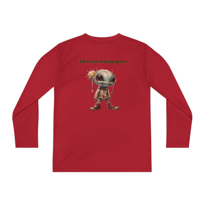 I don't care that your grey - Youth Long Sleeve Competitor Tee