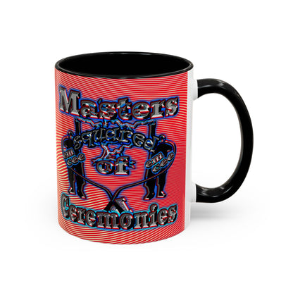 em cee squared - Accent Mug (yellow-orange wave)