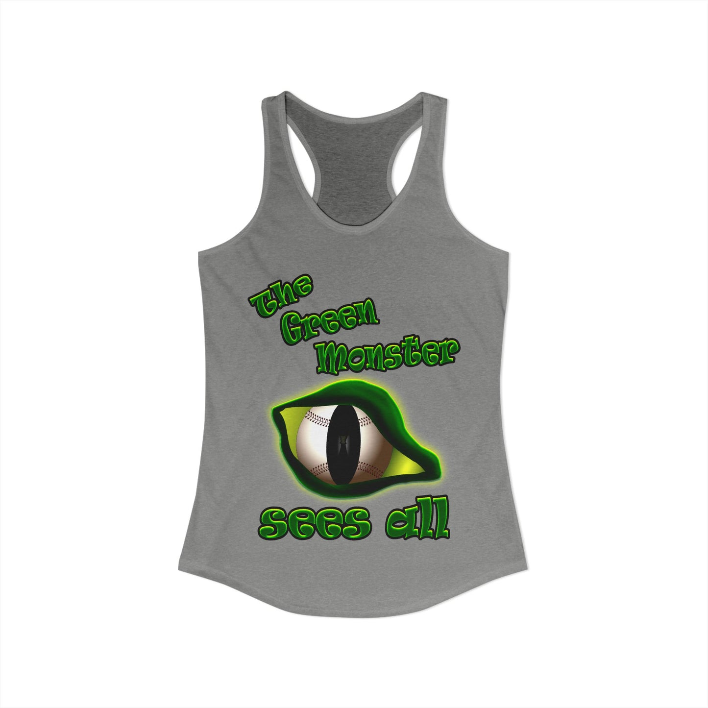 green monster - Women's Ideal Racerback Tank