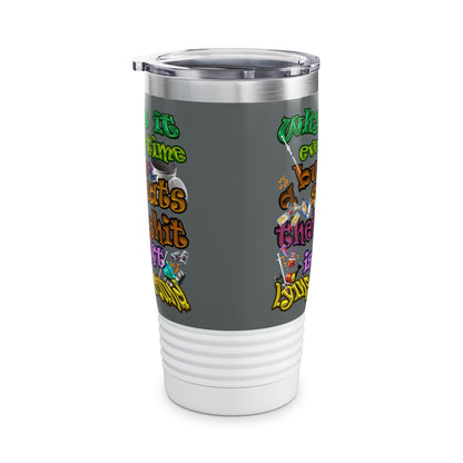 the bum's shit - Ringneck Tumbler, 20oz (dark grey)