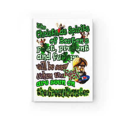 christmas spirits of boston - journal-lined (white)