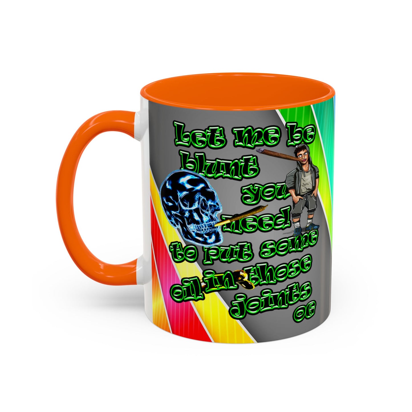 og - Accent Mug (rainbow split)