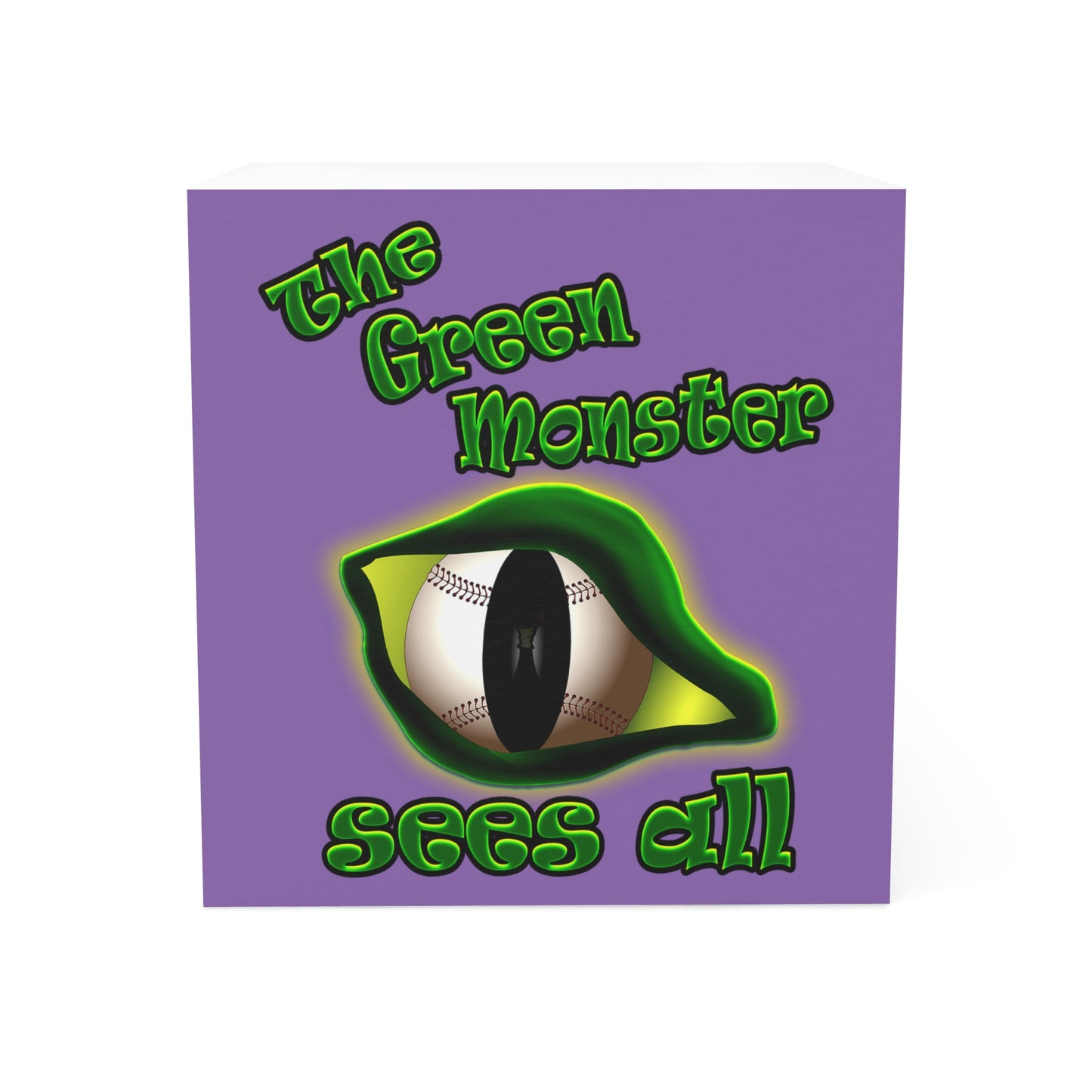 green monster - note cube (light purple)