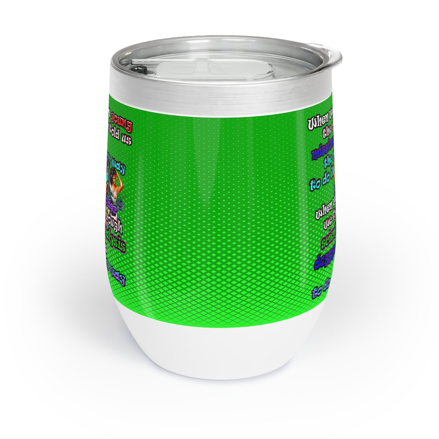 doggystyle - Chill Wine Tumbler (logo green)