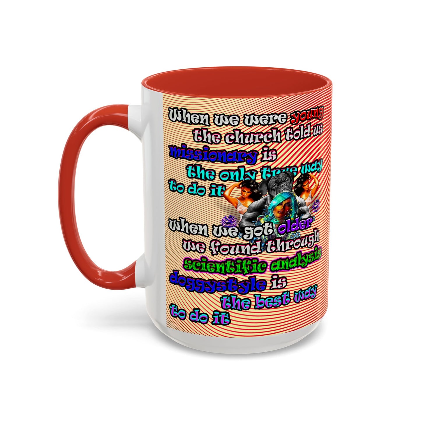 doggystyle - Accent Mug (yellow-orange wave)