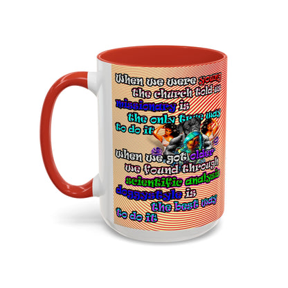 doggystyle - Accent Mug (yellow-orange wave)