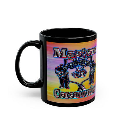 em cee squared - Black Mug (color blur)