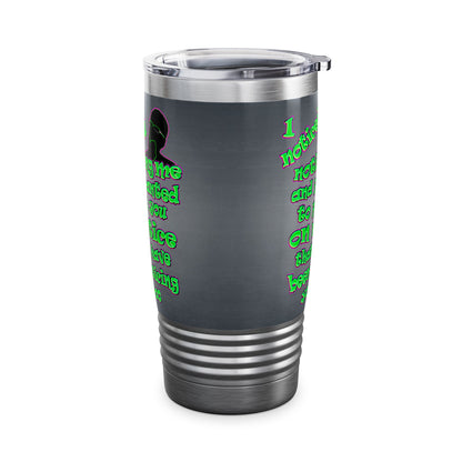 noticed you noticing - Ringneck Tumbler, 20oz (grey-light grey)