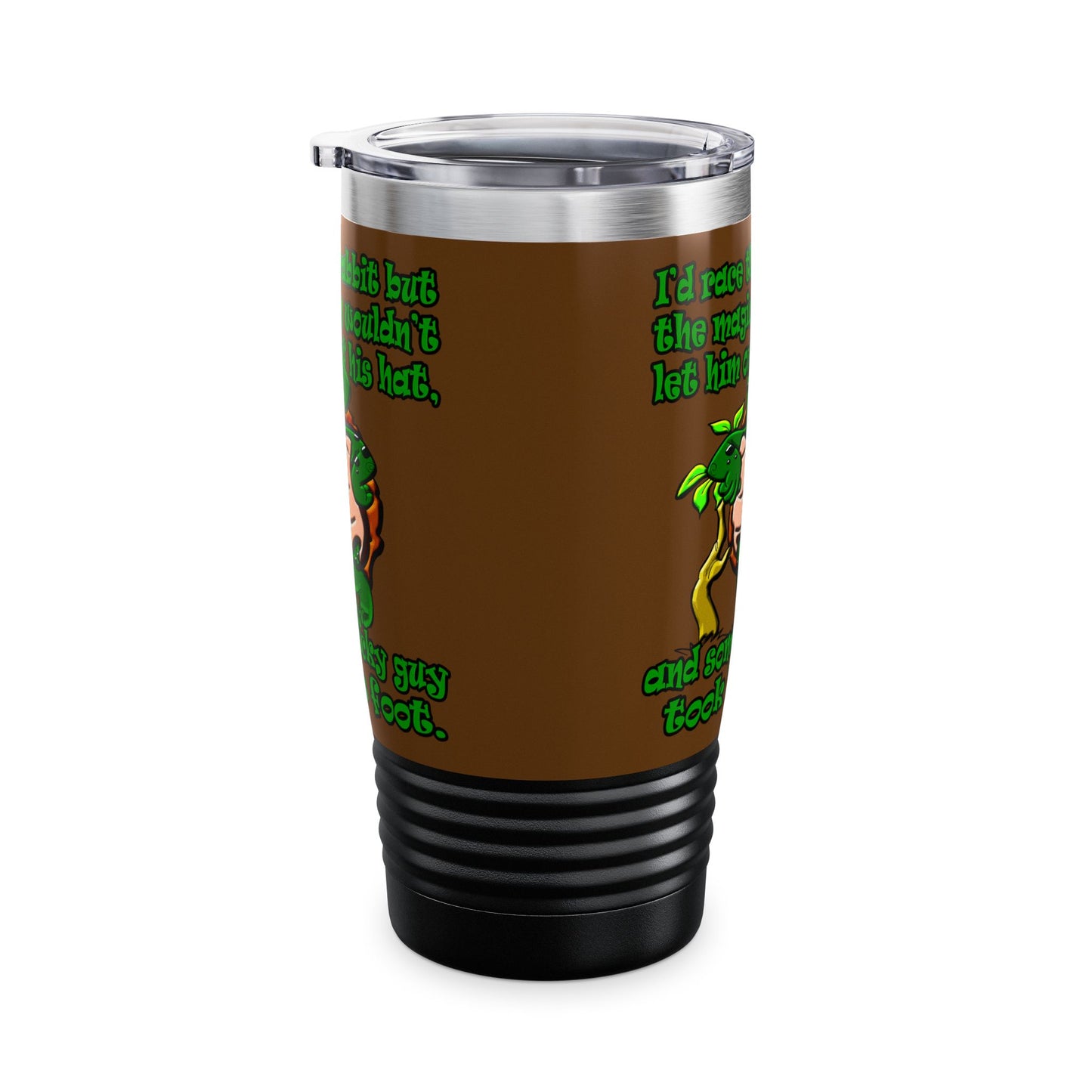 turtle race - Ringneck Tumbler, 20oz (brown)