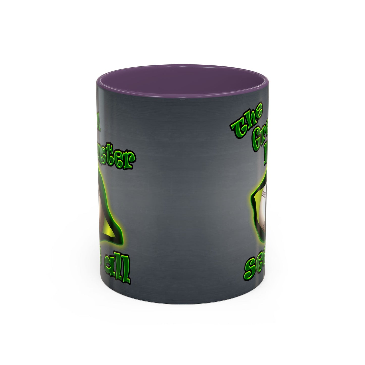 green monster - Accent Mug (grey-light grey)