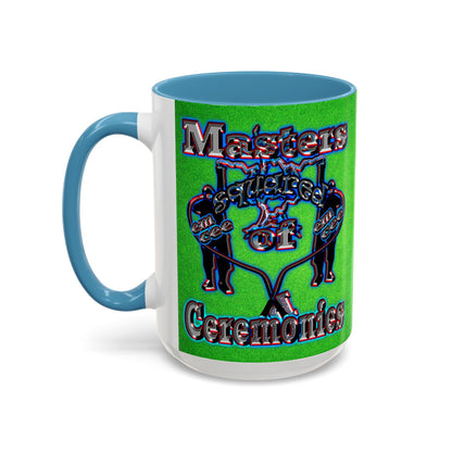 em cee squared - Accent Mug (green turf)