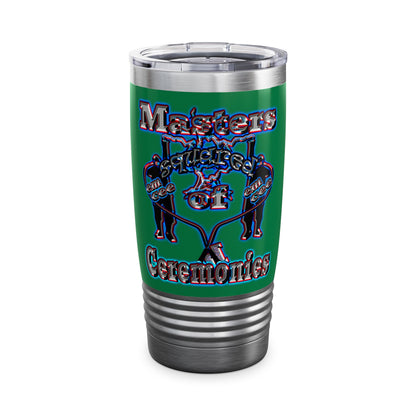 em cee squared - Ringneck Tumbler, 20oz (dark green)
