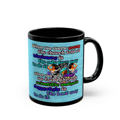 doggystyle - Black Mug (faded blue)