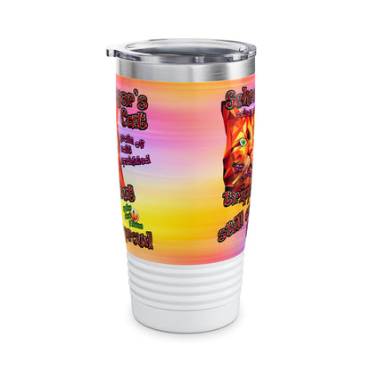 schrodinger's cat - Ringneck Tumbler, 20oz (color blur)