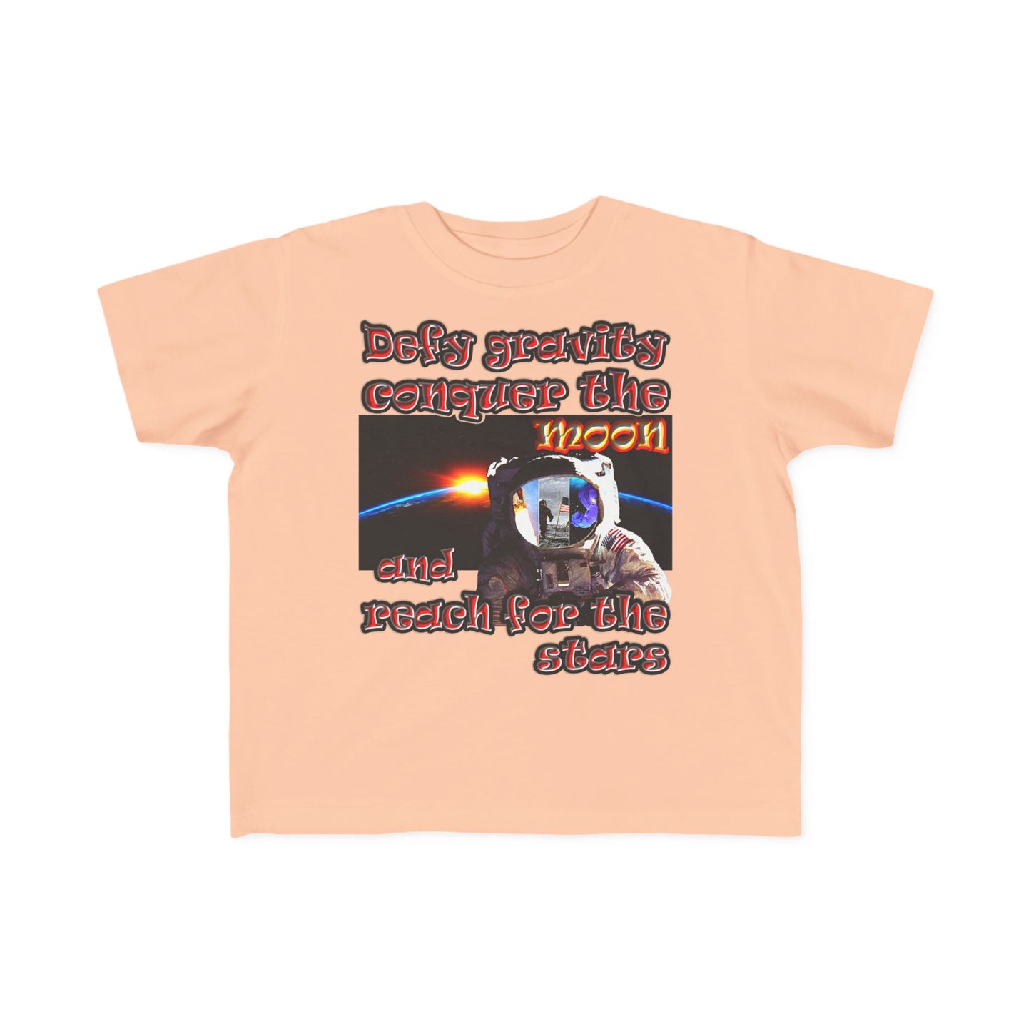 defy conquer reach - Toddler's Fine Jersey Tee