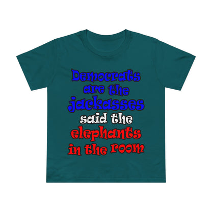 donkeys and elephants - Women’s Maple Tee