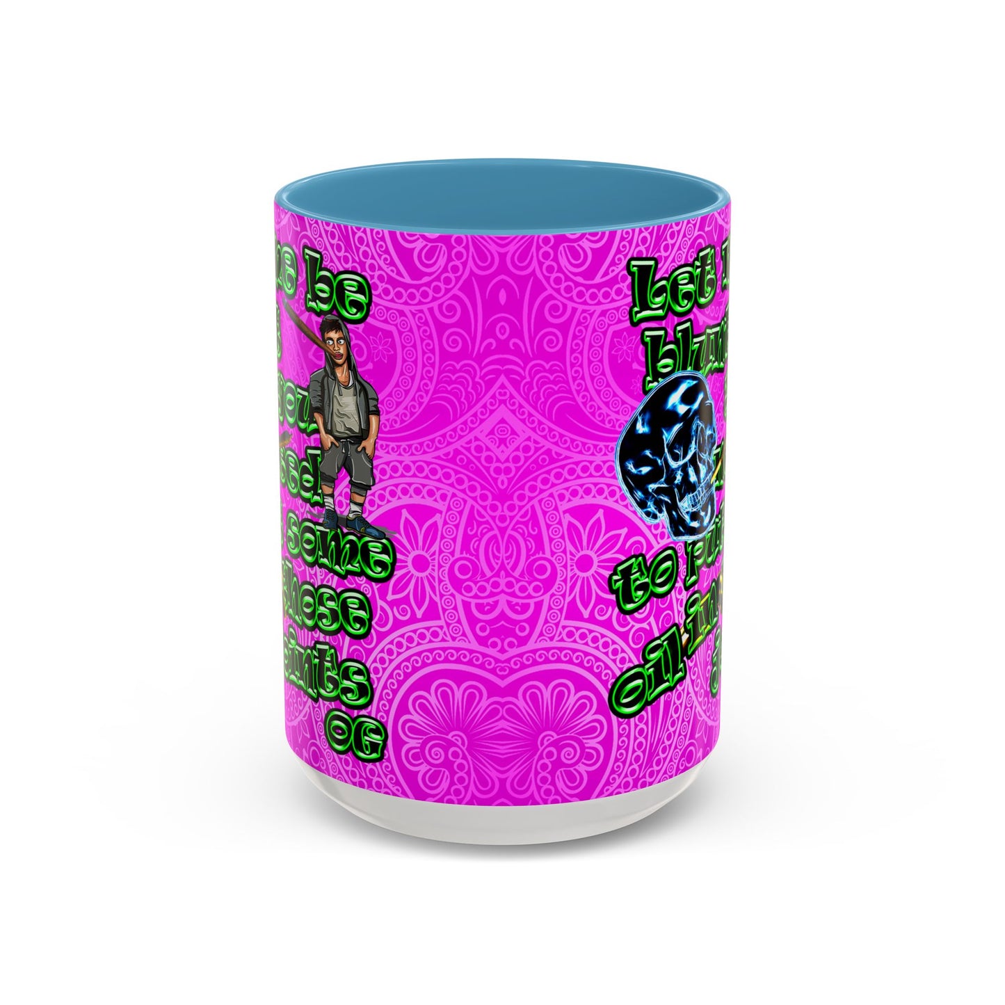 og - Accent Mug (pink swirl)