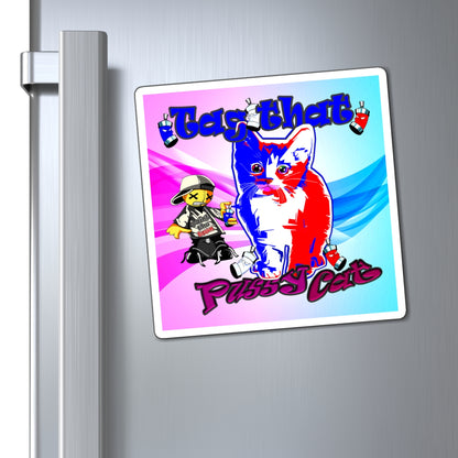 tag that - Magnets - (light blue-pink wave)