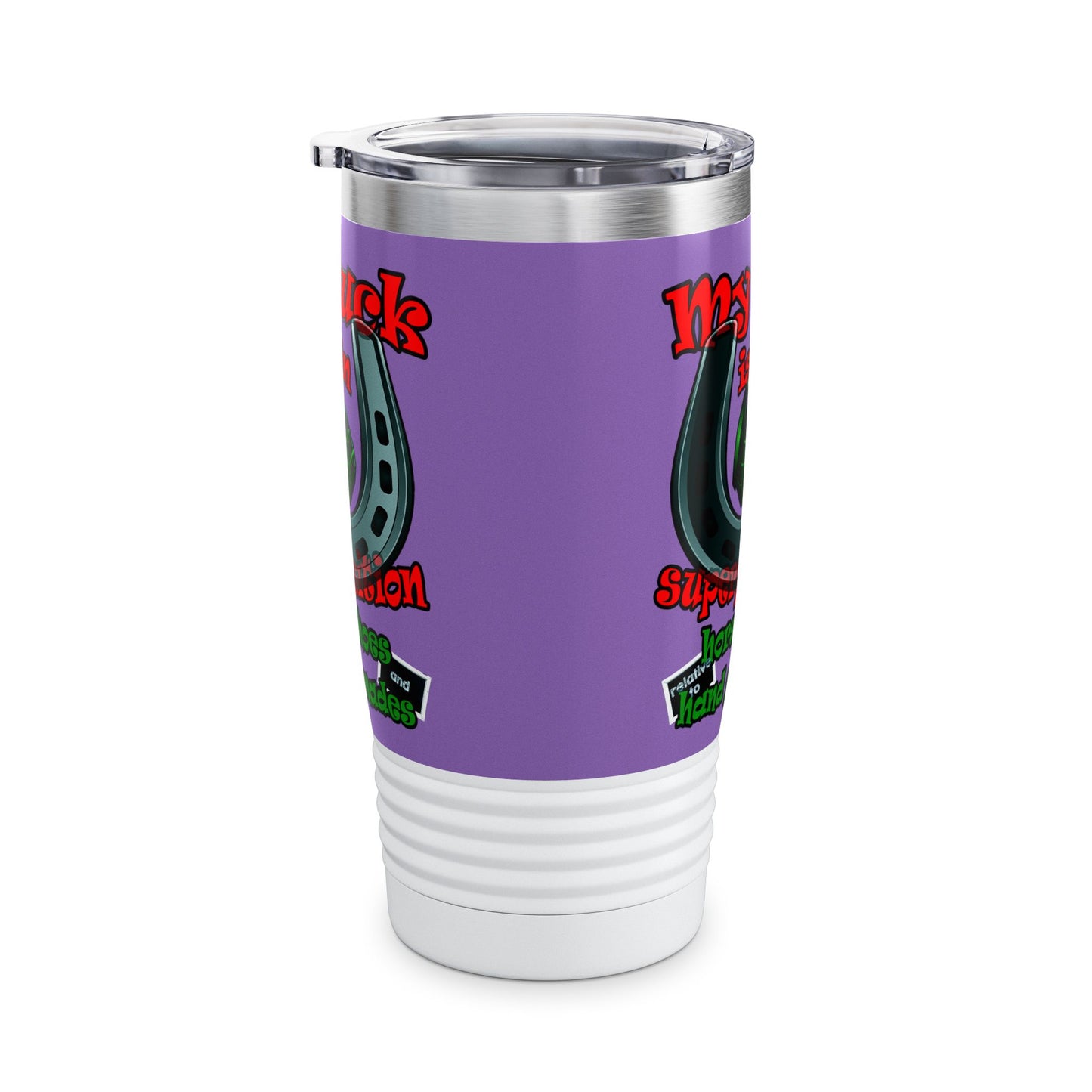 my luck - Ringneck Tumbler, 20oz (light purple)