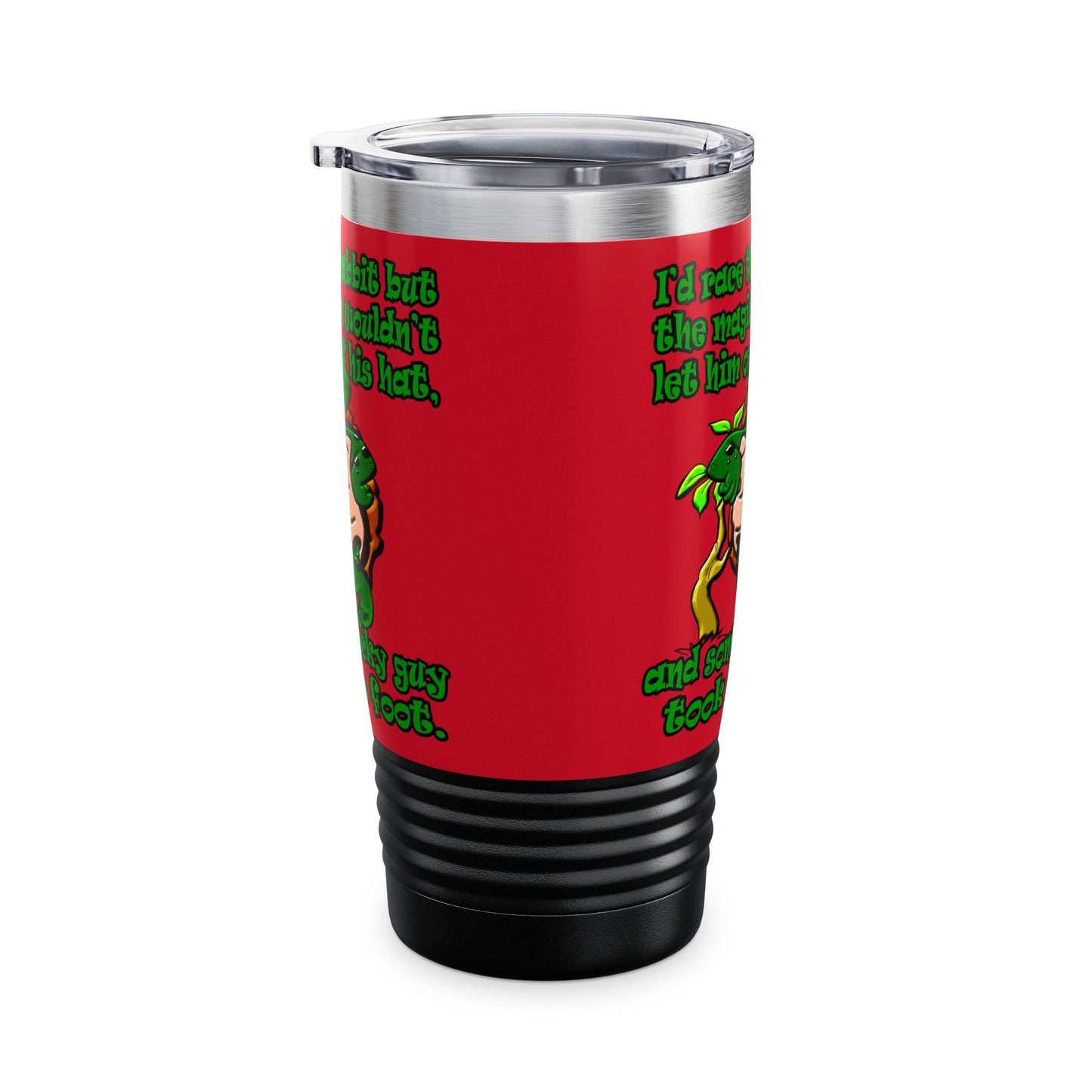 turtle race - Ringneck Tumbler, 20oz (dark red)