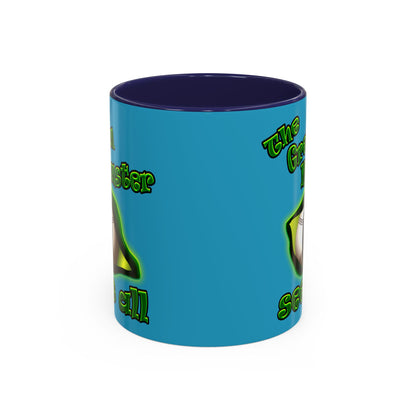 green monster - Accent Mug (turquoise)
