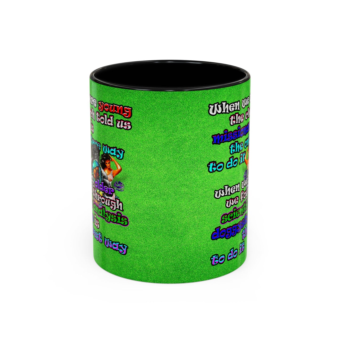 doggystyle - Accent Mug (green turf)