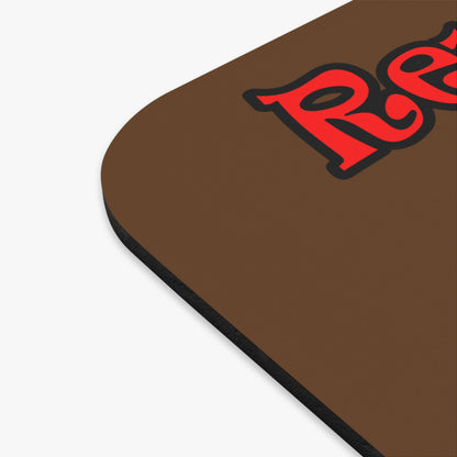 donkeys and elephants - Mouse Pad (Rectangle) (brown)