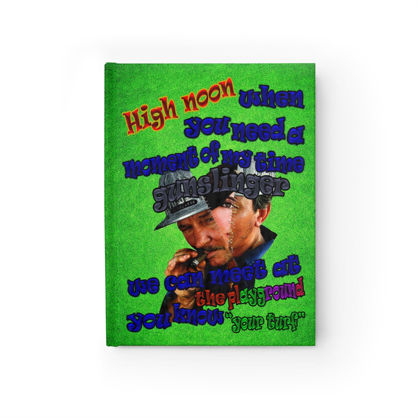 high noon - journal-lined (green turf)