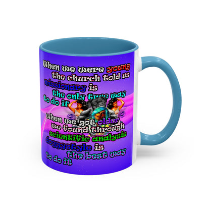 doggystyle - Accent Mug (purple-pink wave)