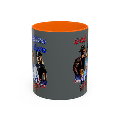 rw&b lives matter - Accent Mug (dark grey)