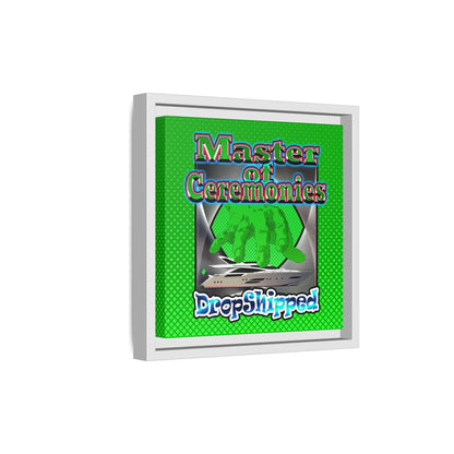 logo - framed canvas art (logo green)