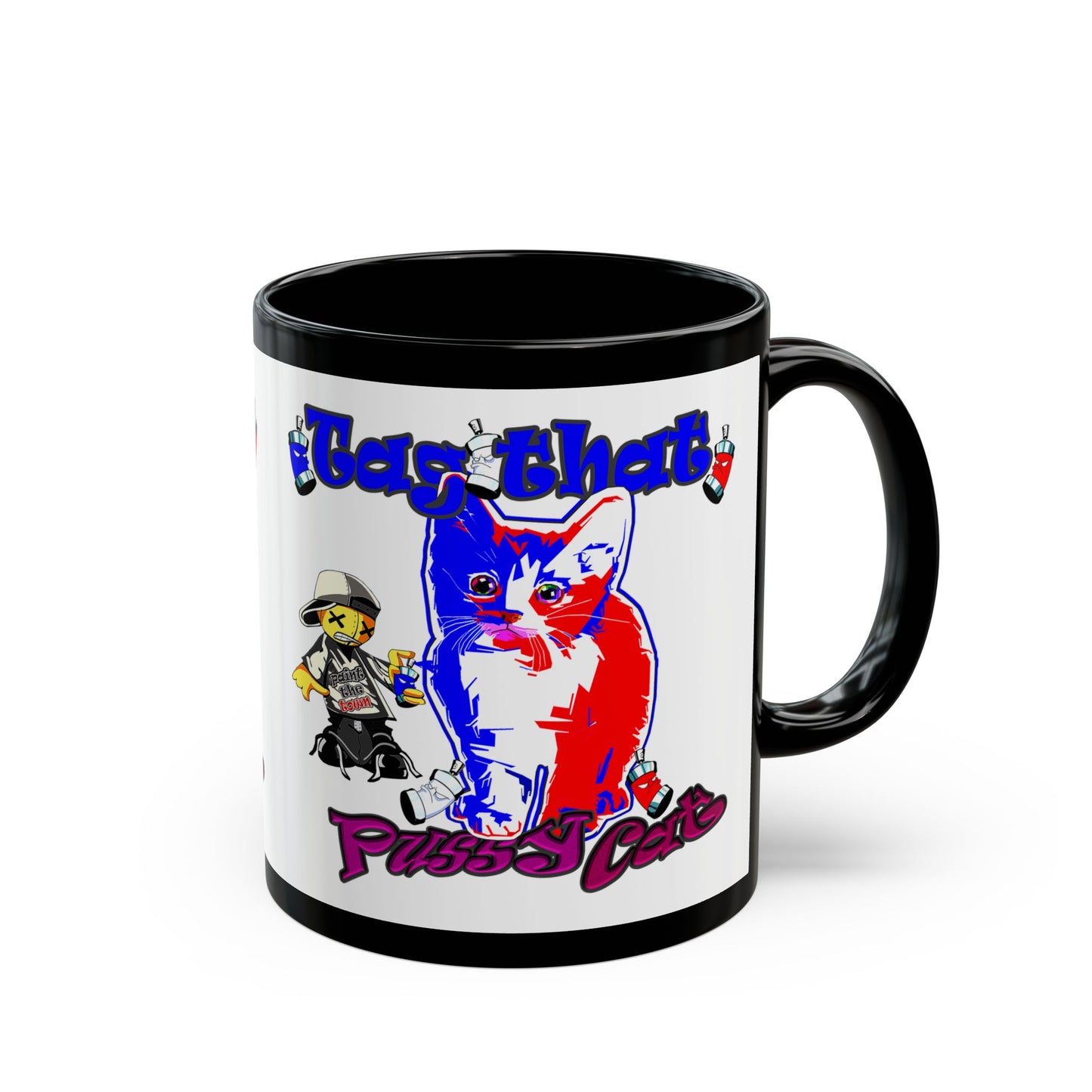 tag that - Black Mug (white)
