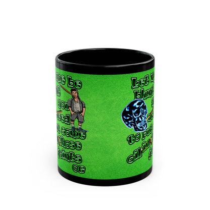 og - Black Mug (green turf)