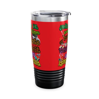 the bum's shit - Ringneck Tumbler, 20oz (red)