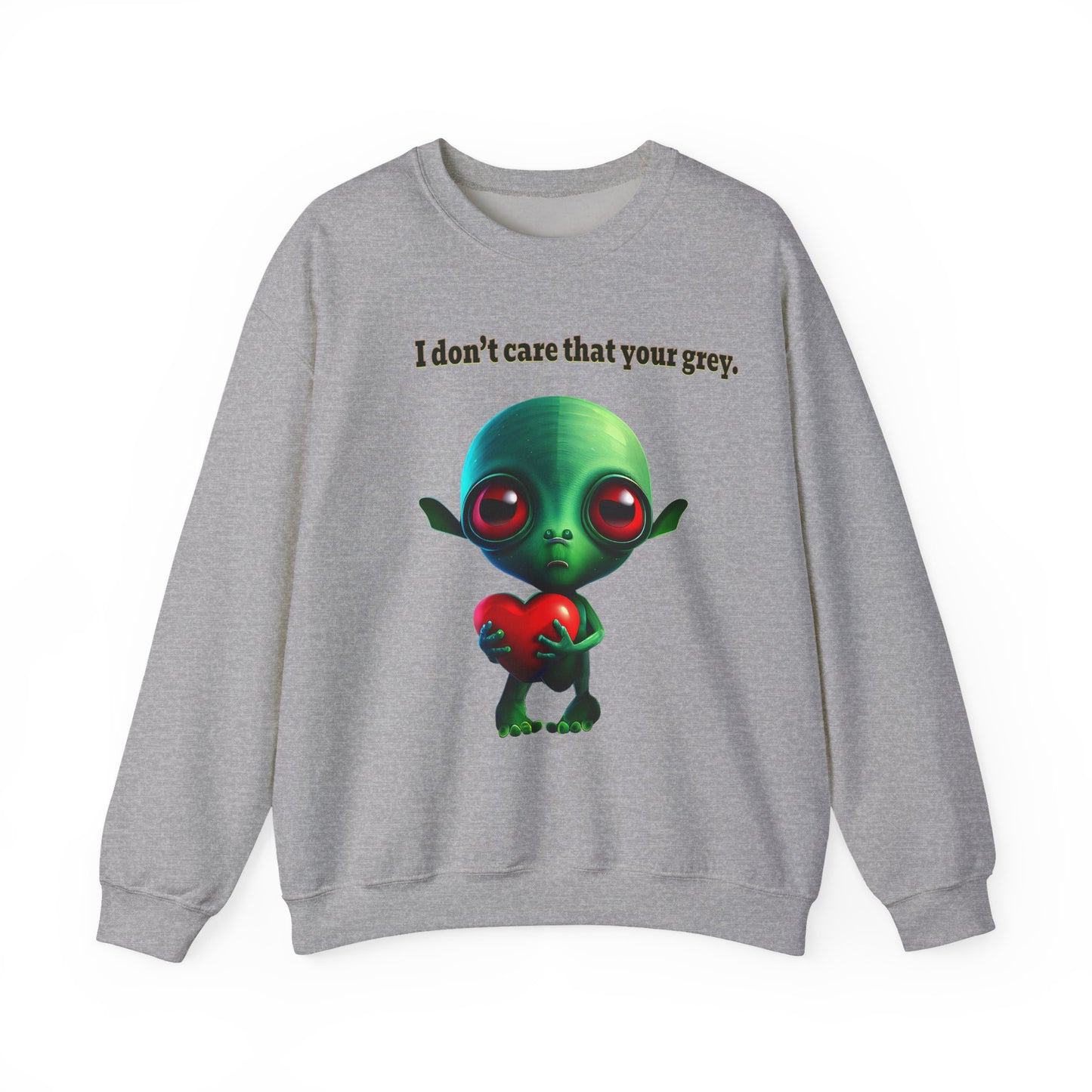 I don't care that your grey - Unisex Heavy Blend™ Crewneck Sweatshirt