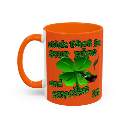 celtics logo - Accent Mug (orange)